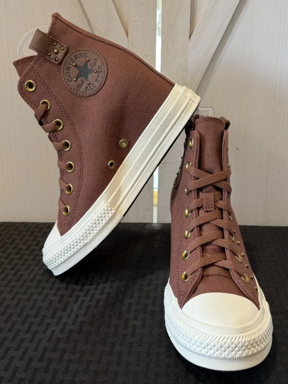 Converse Chuck Taylor All Star Studded Wedge Platform Sneaker